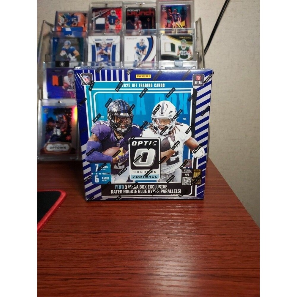 2025 Panini Donruss Optic Football Factory Sealed 6 Pack Mega Box NEW